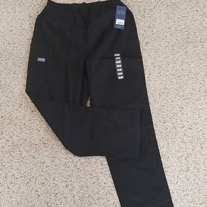 NWT Black Cherokee Scrub Pants size Med.